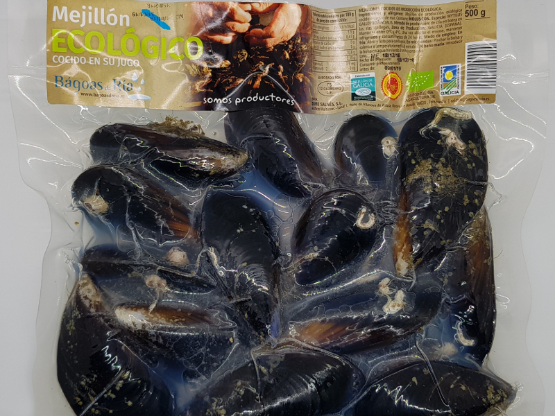 Mejillón Ecológico cocido en su jugo